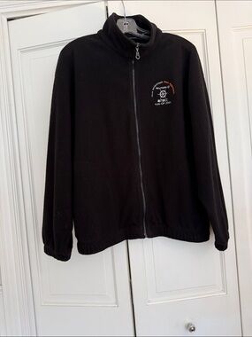 Black Full-Zip Fleece Jacket - Unbranded